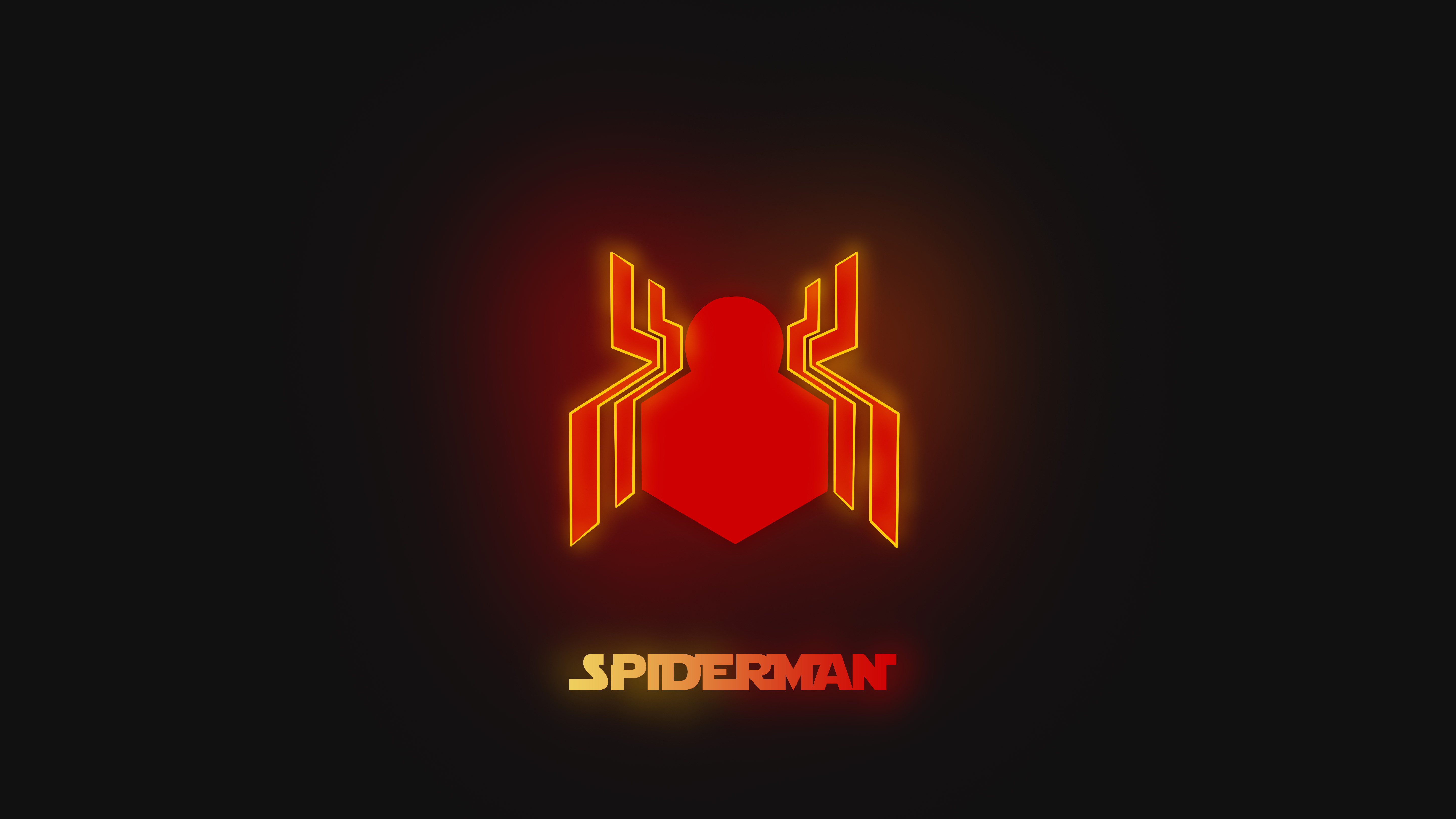 640x960 Neon Spiderman Logo Iphone 4 Iphone 4s Hd 4k Wallpapers