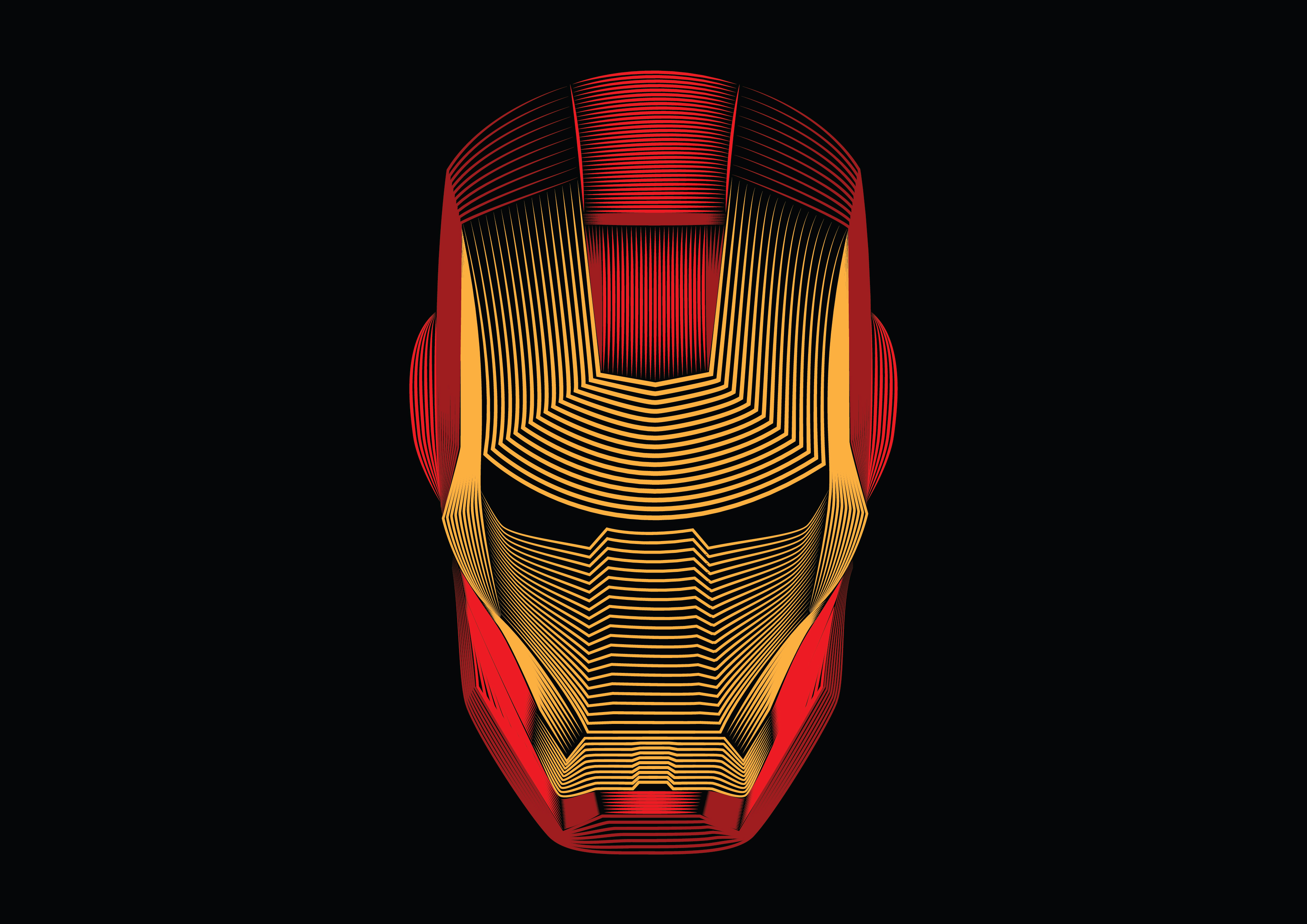 New Iron Mask Minimalist, HD Superheroes, 4k Wallpapers ...