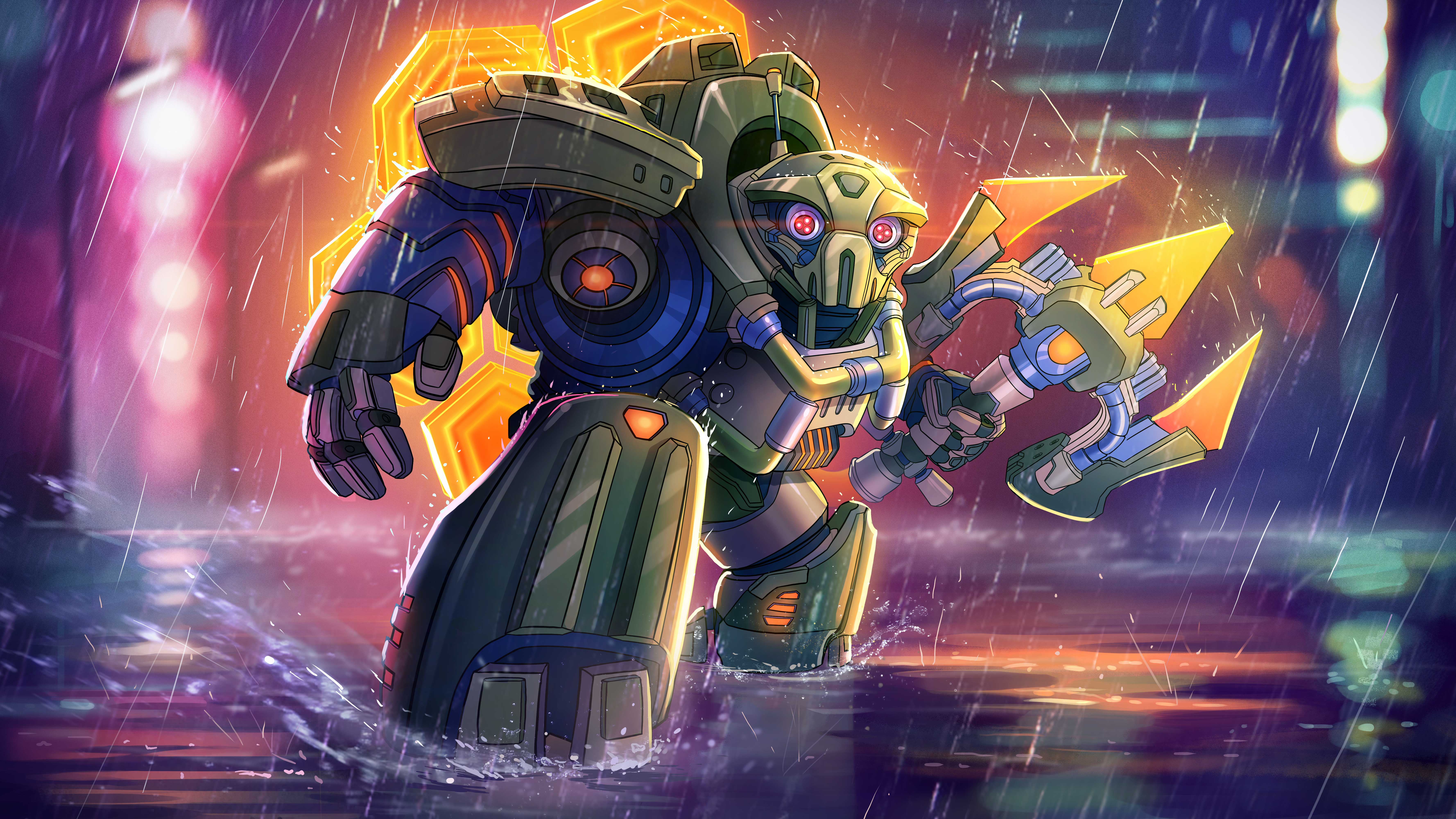 Omega Makoa Paladins Game 8k, HD Games, 4k Wallpapers, Images