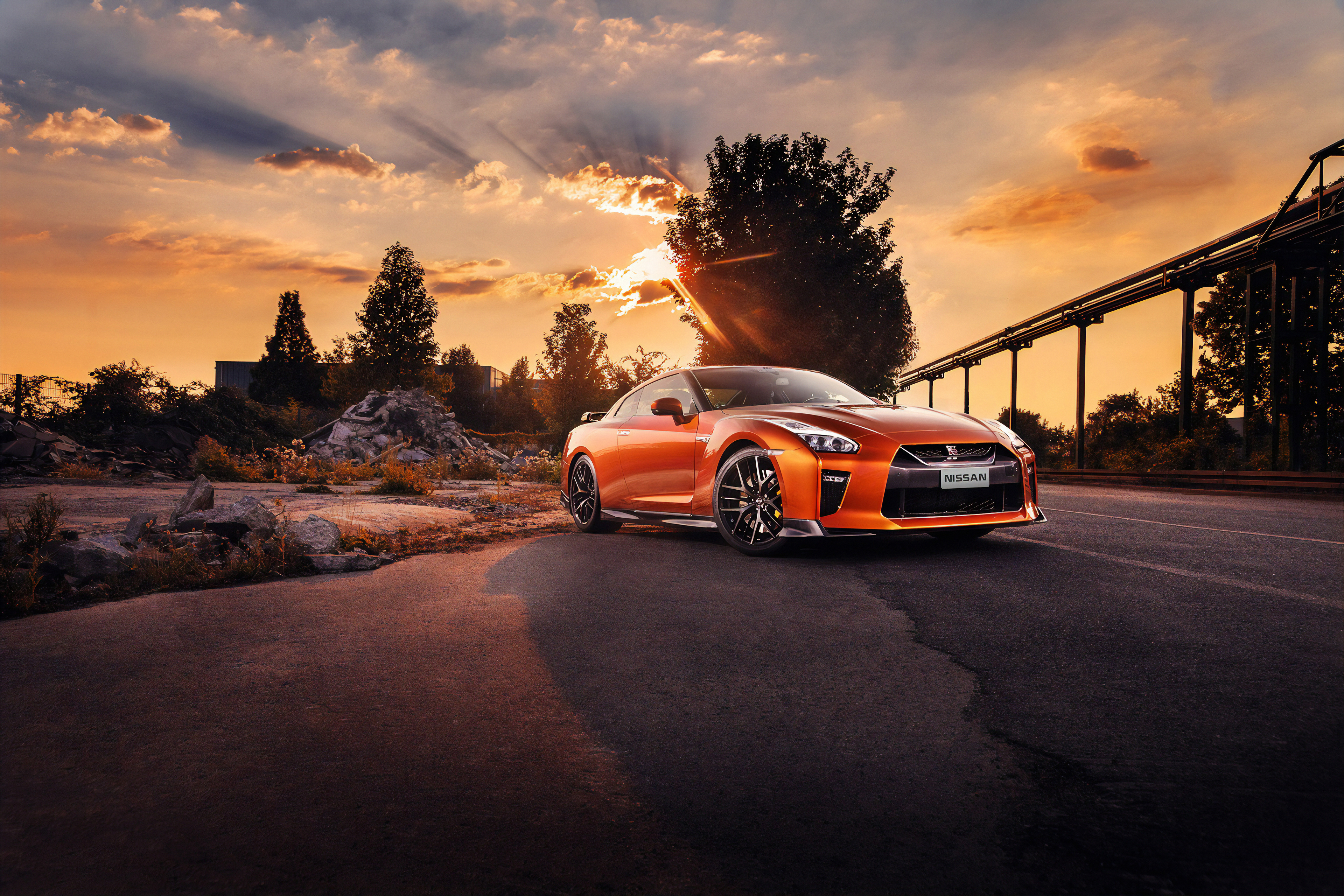 Orange Nissan GTR, HD Cars, 4k Wallpapers, Images, Backgrounds, Photos