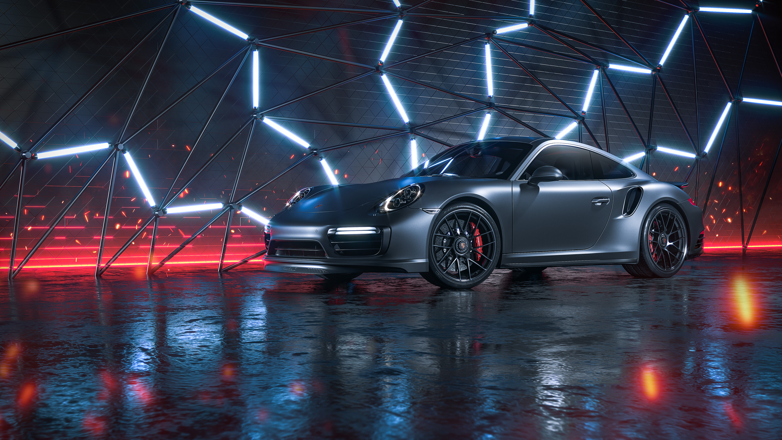 Porsche 911 Turbo S CGI, HD Cars, 4k Wallpapers, Images, Backgrounds