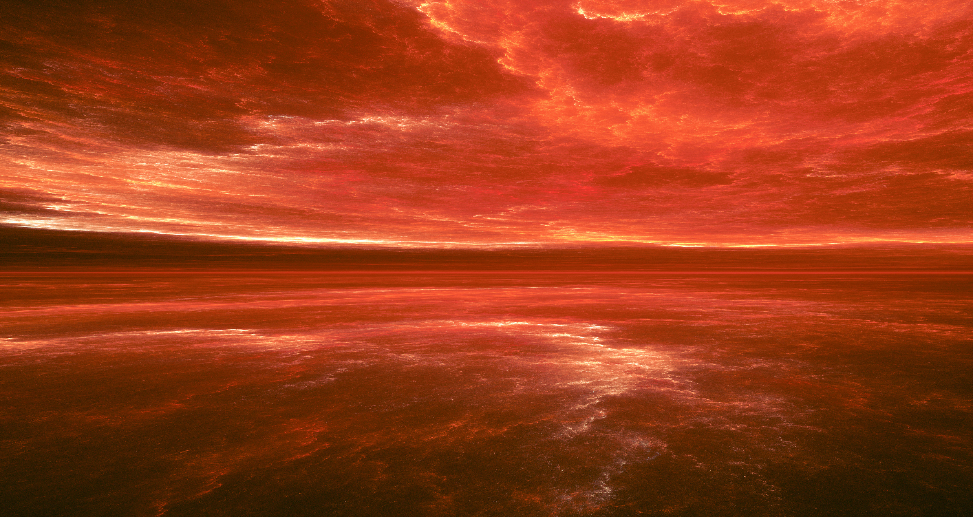 Red Sky Abstract 4k, HD Abstract, 4k Wallpapers, Images