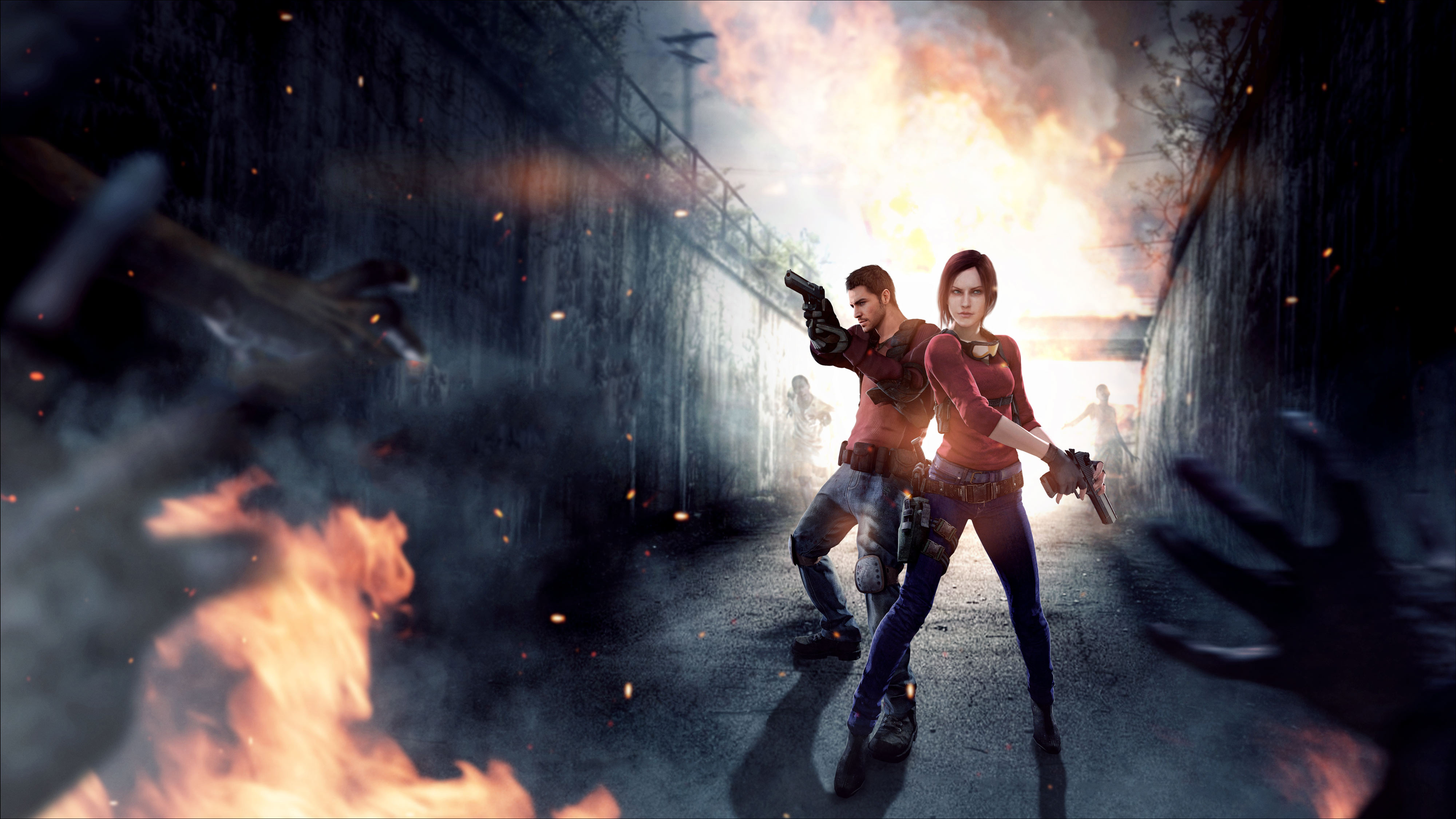 Resident Evil Claire Redfield Chris Redfield 4k Hd Games 4k