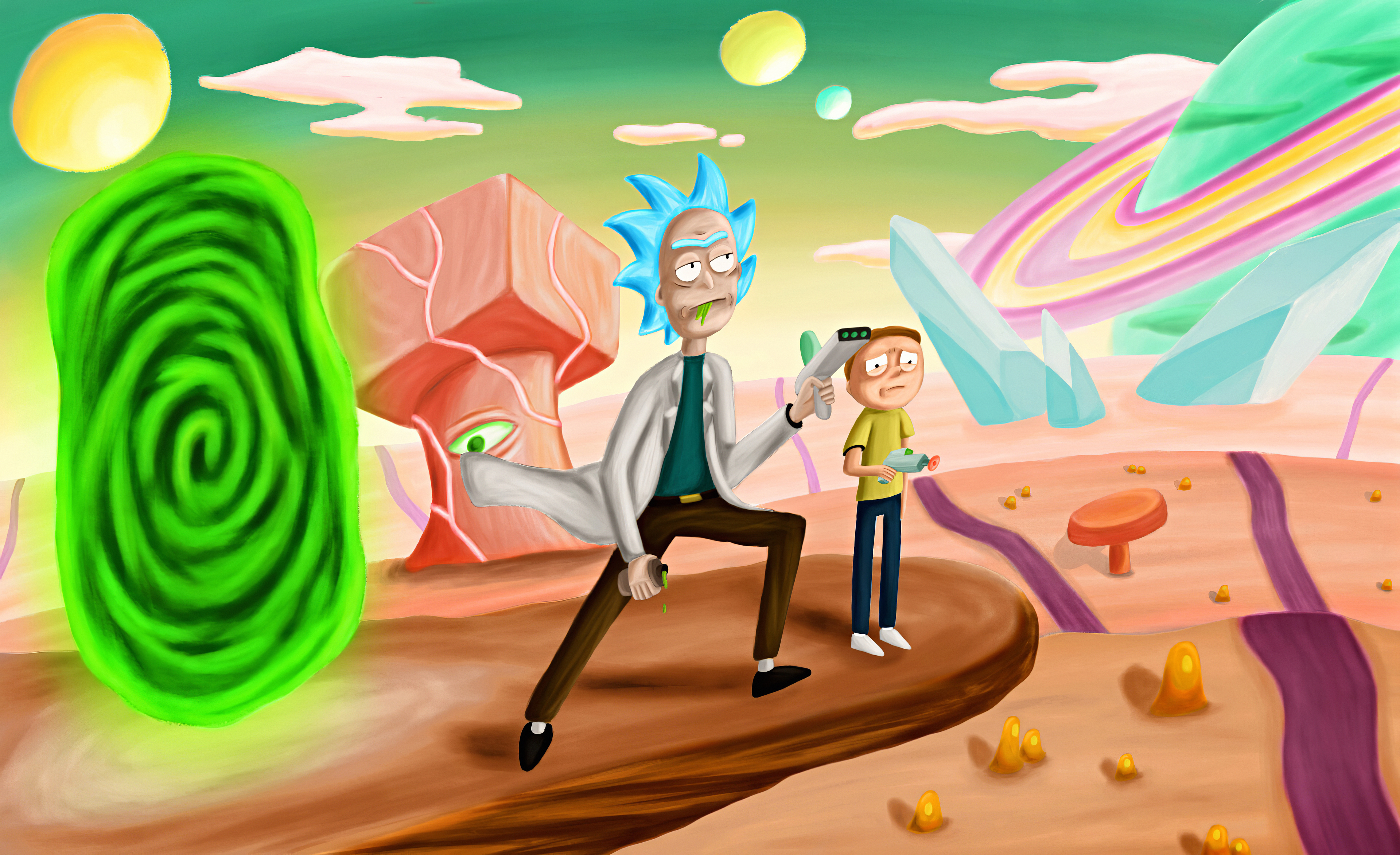 Featured image of post Rick E Morty Wallpaper 4K If you haven t guessed then think back to one of the most beloved movie franchises of