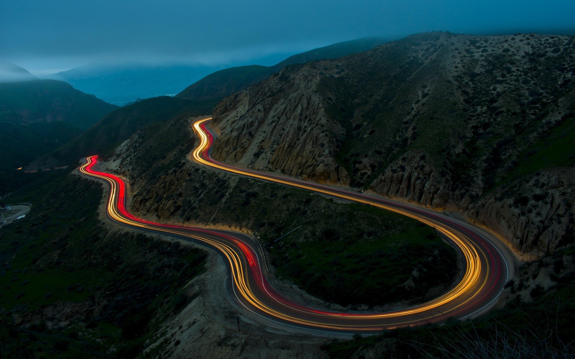 Road Landscape Long Exposure HD Photography 4k 