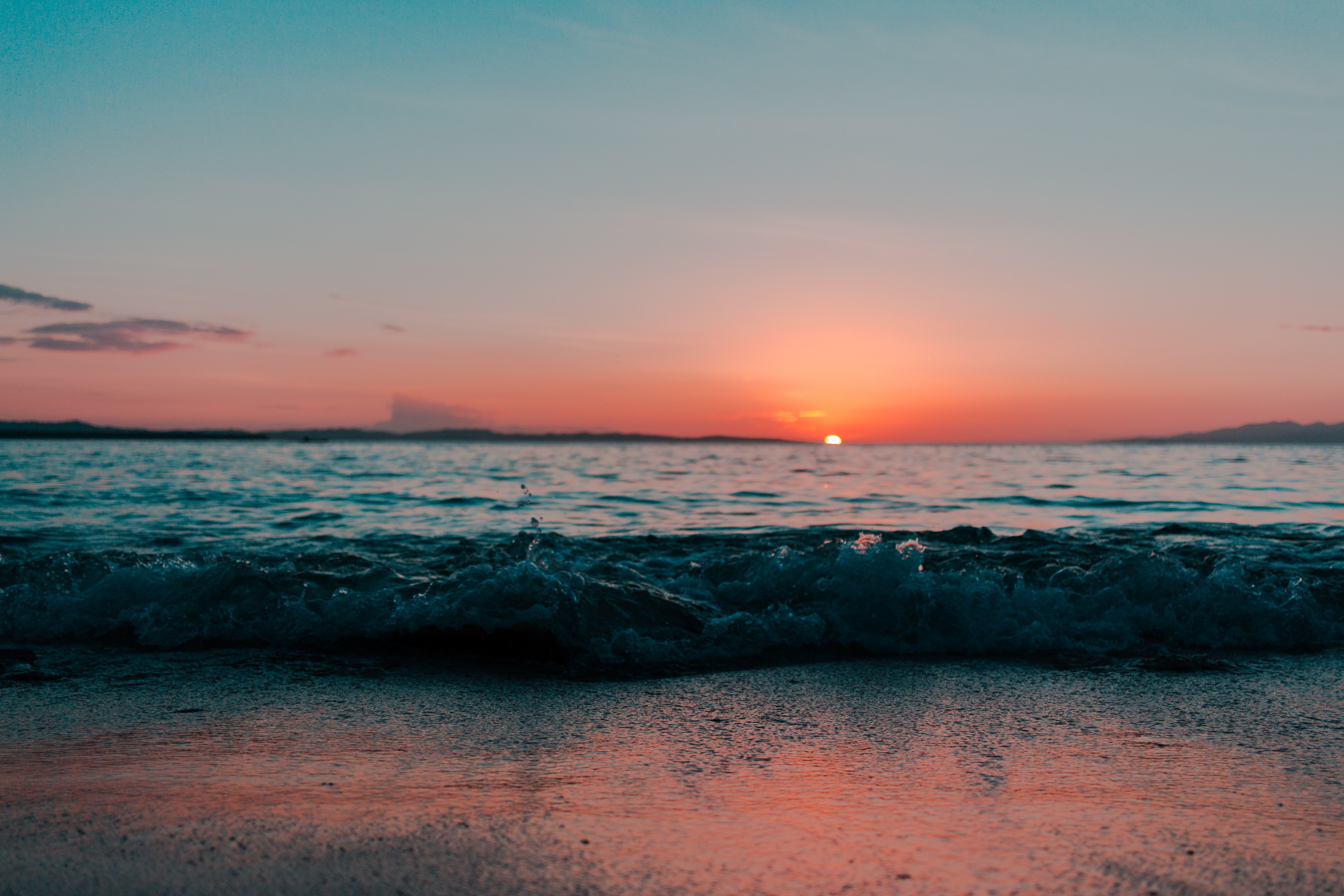 Sea Shore Ocean During Sunset, HD Nature, 4k Wallpapers, Images, Backgrounds, Photos and Pictures