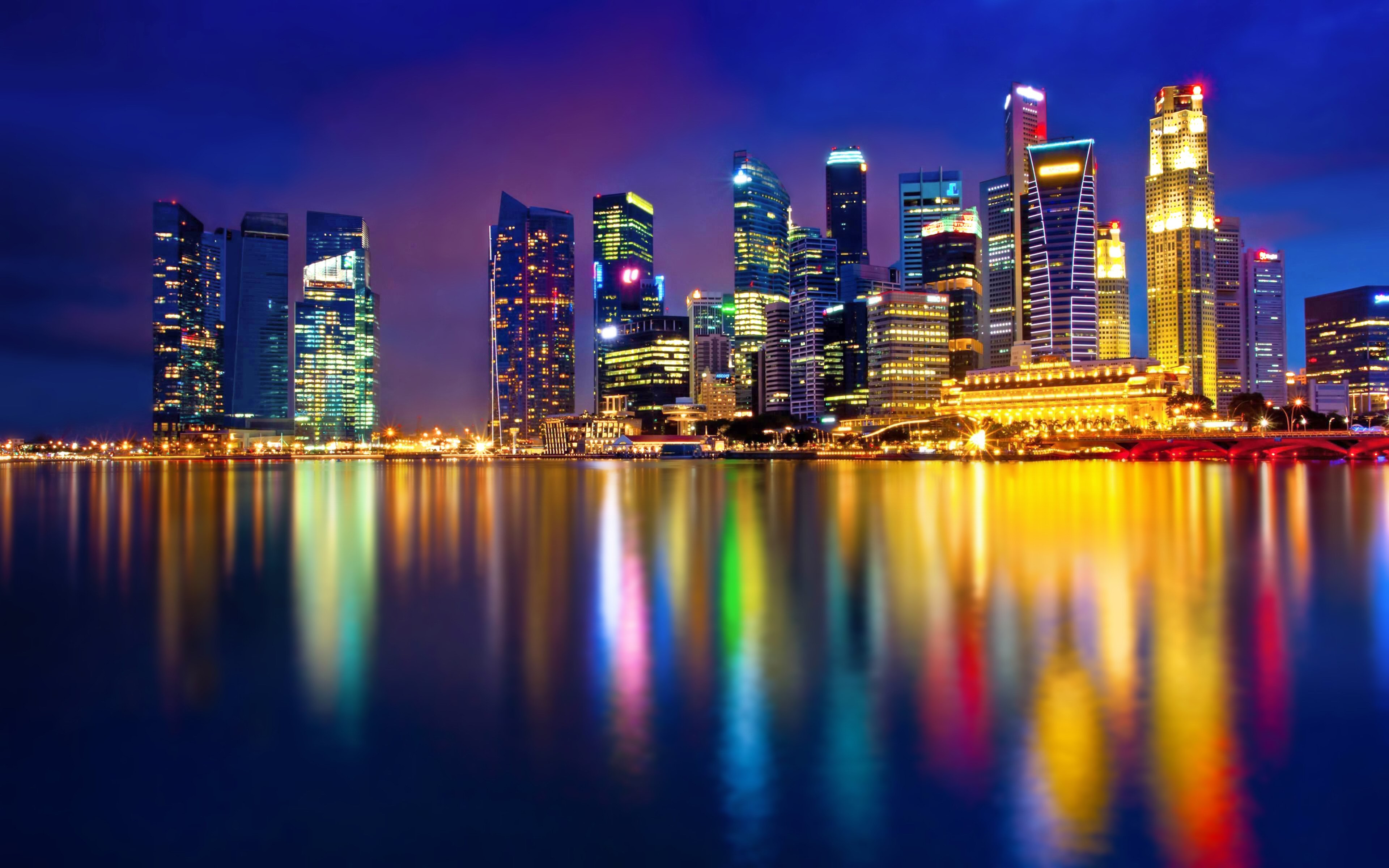 Singapore Cityscape, HD World, 4k Wallpapers, Images, Backgrounds