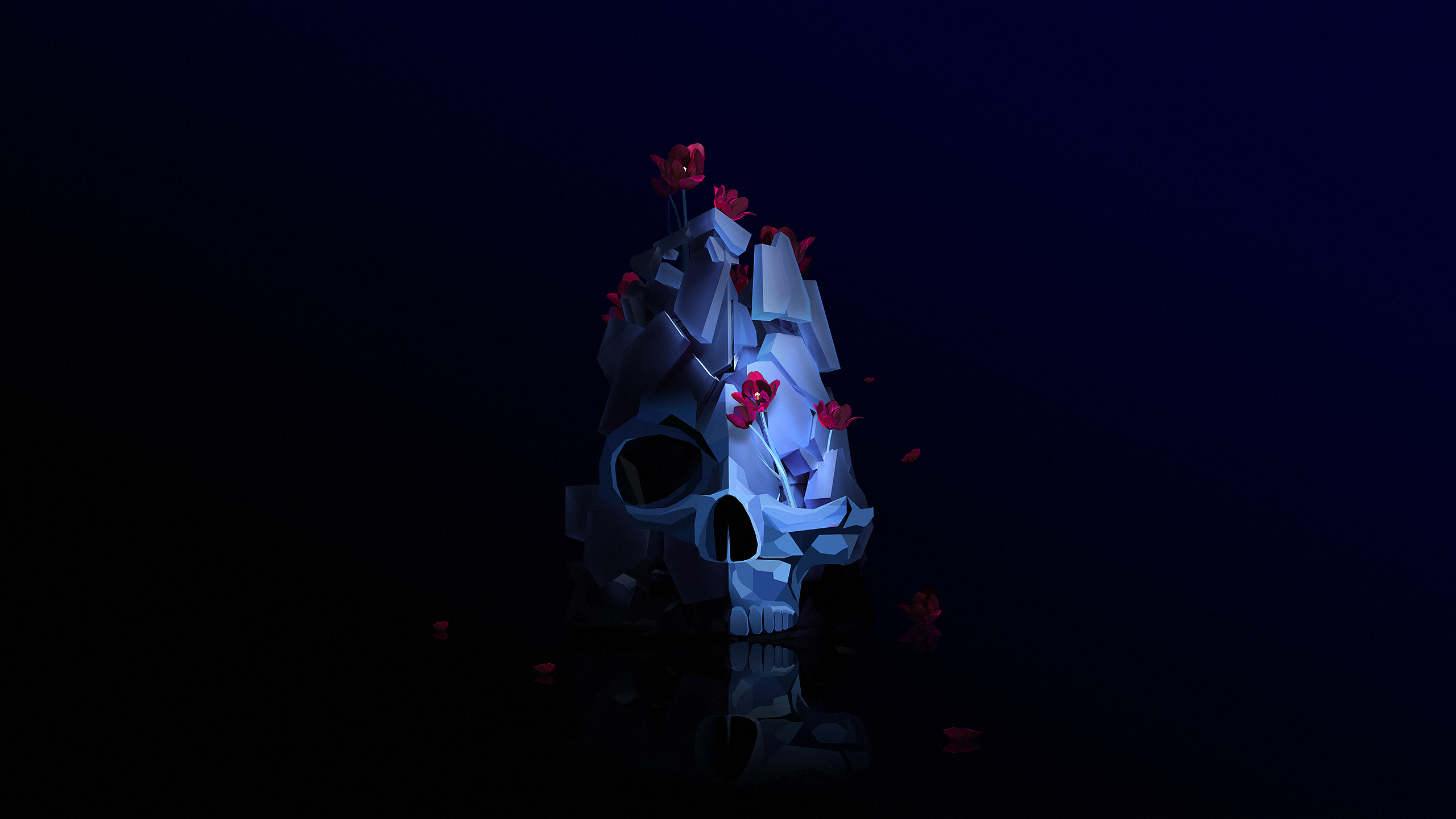 Skull And Roses, HD Artist, 4k Wallpapers, Images, Backgrounds, Photos