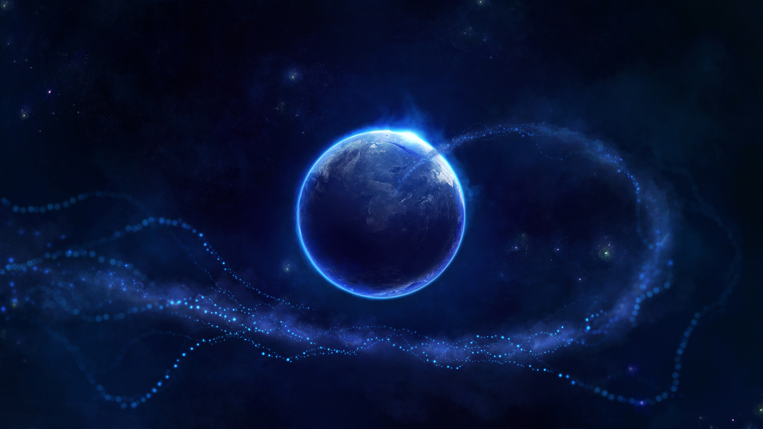 Space Blue Stars, HD Digital Universe, 4k Wallpapers ...