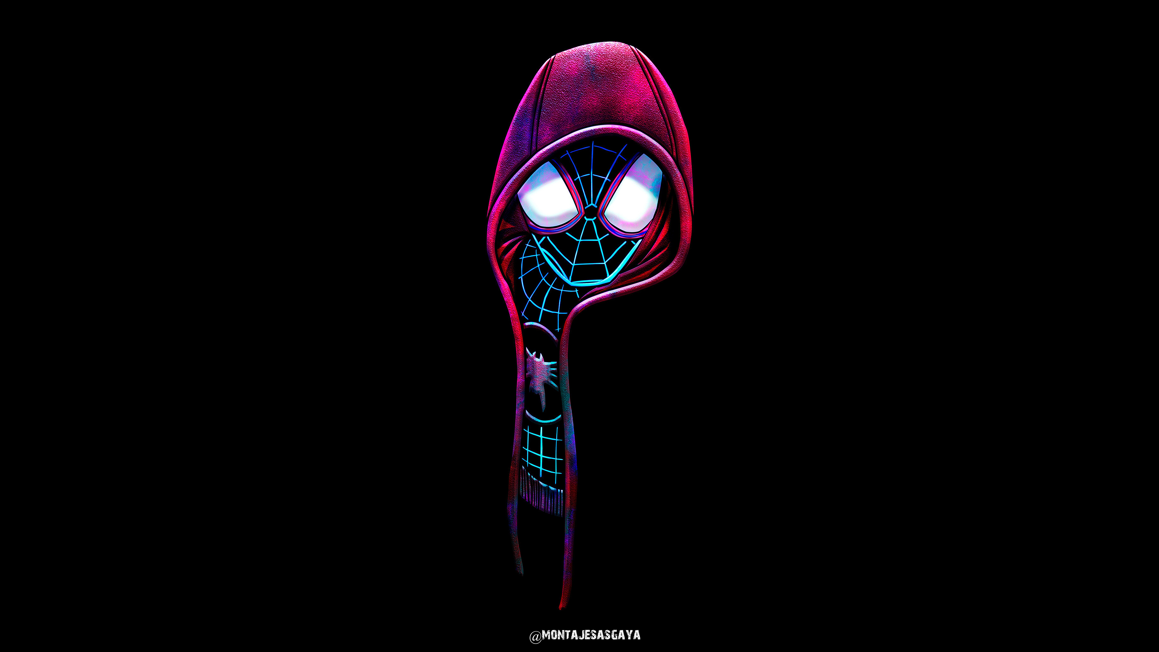Spiderman Dark Illustration 4k, HD Superheroes, 4k ...