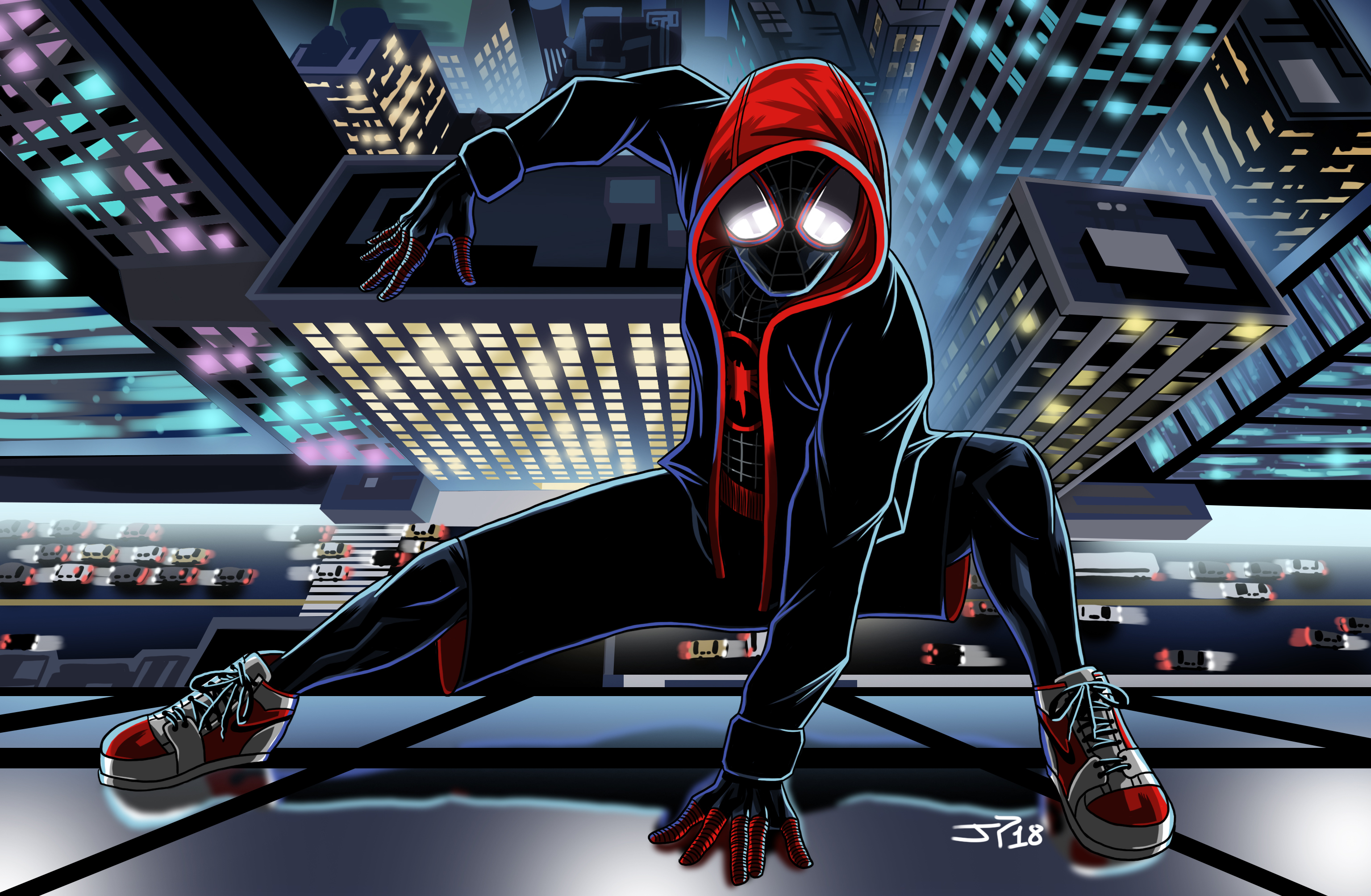 SpiderMan Into The Spider Verse Movie Art, HD Movies, 4k ...