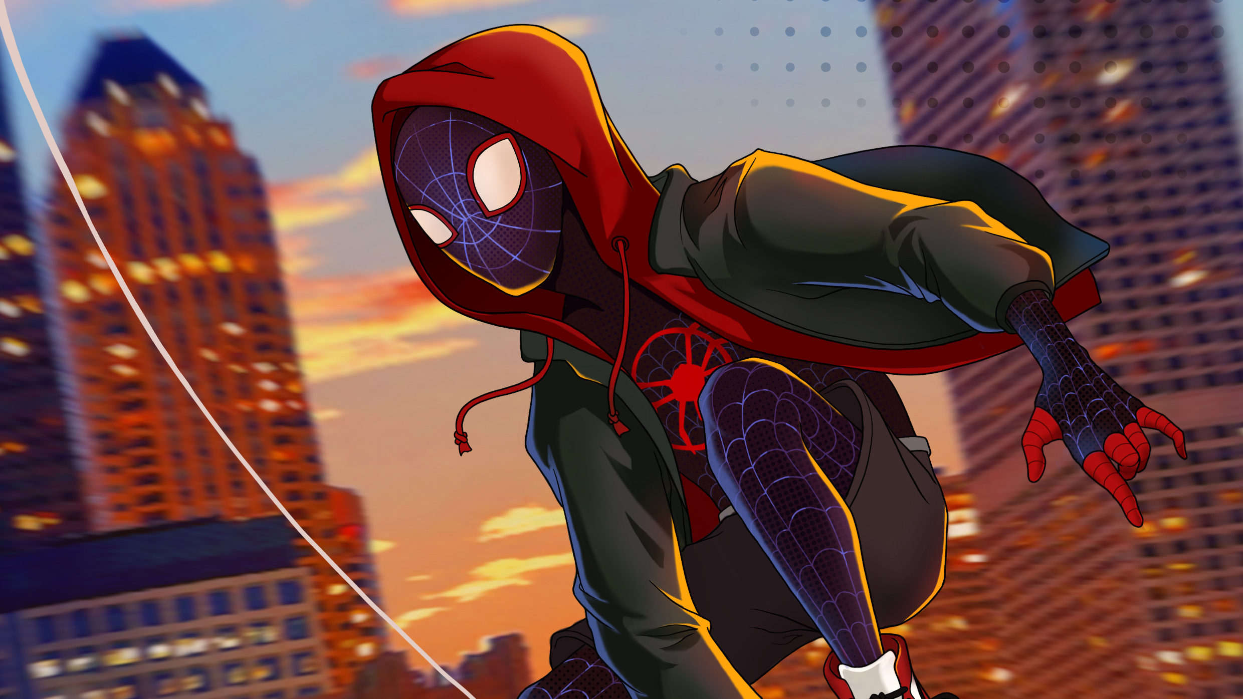 Spiderman Miles Morales Spider Verse, HD Superheroes, 4k Wallpapers