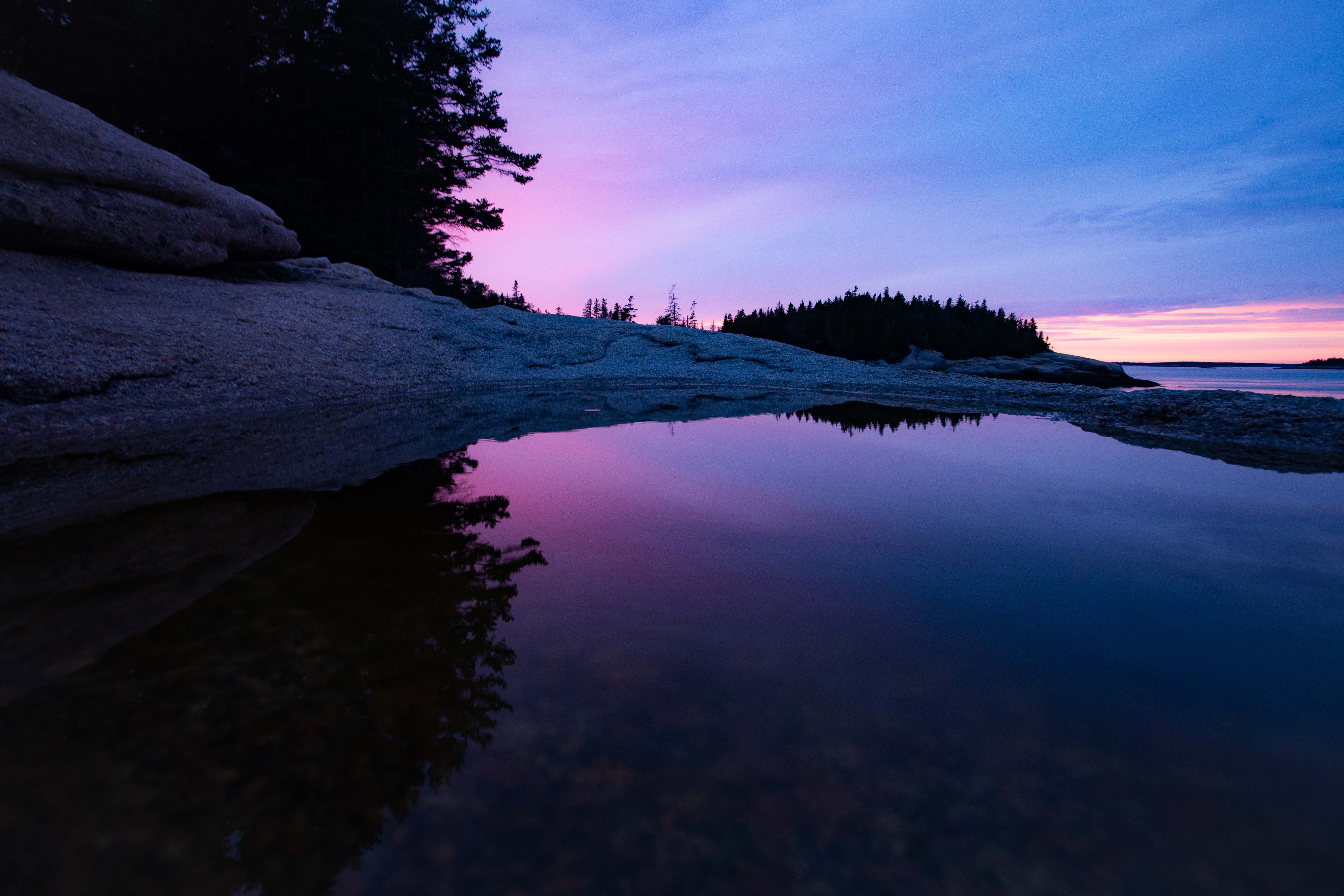 1920x1080 Sunset On The Rocks Of Maine Laptop Full HD 1080P HD 4k