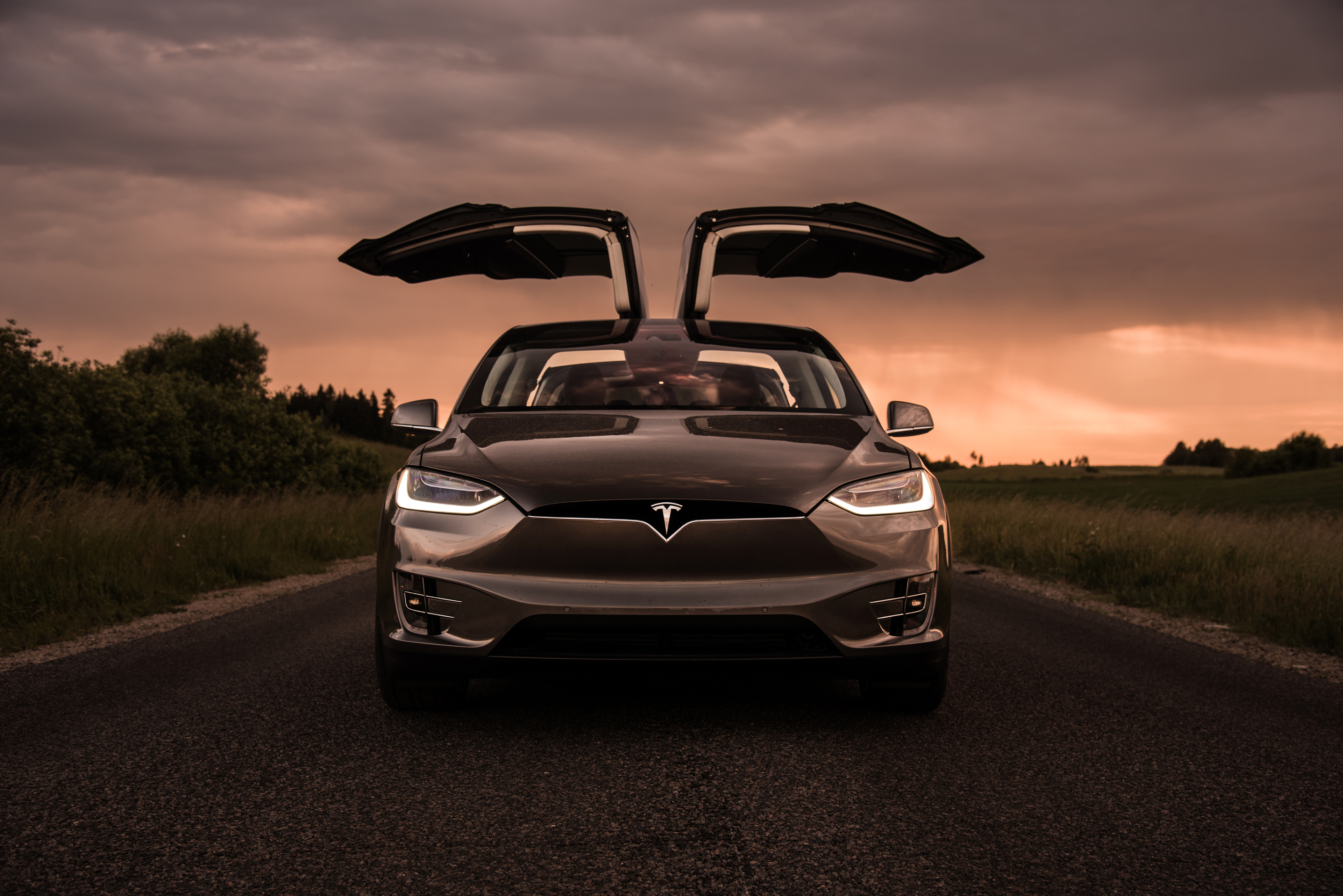 Tesla Model X Wallpaper 4k