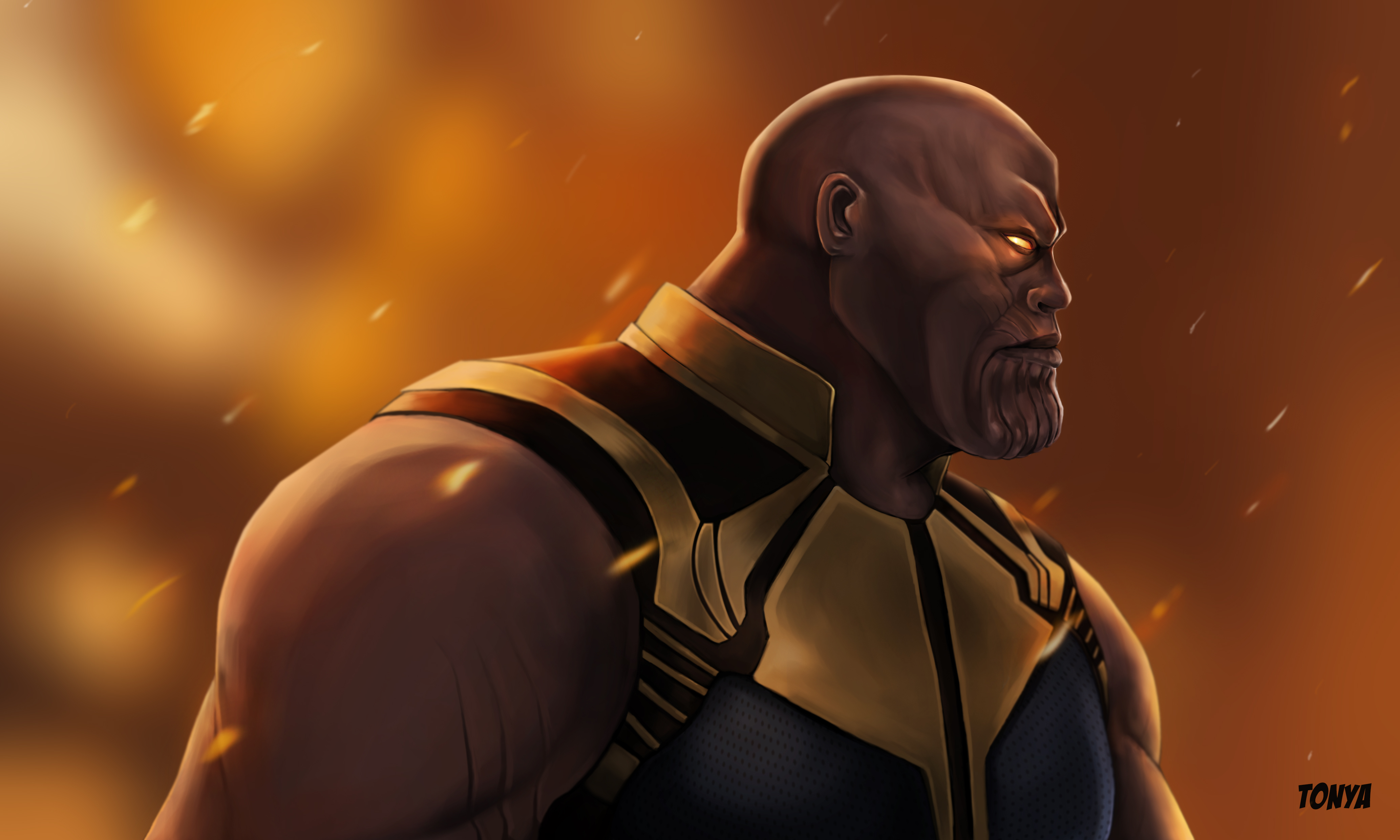 Thanos 4k New Artwork, HD Superheroes, 4k Wallpapers, Images