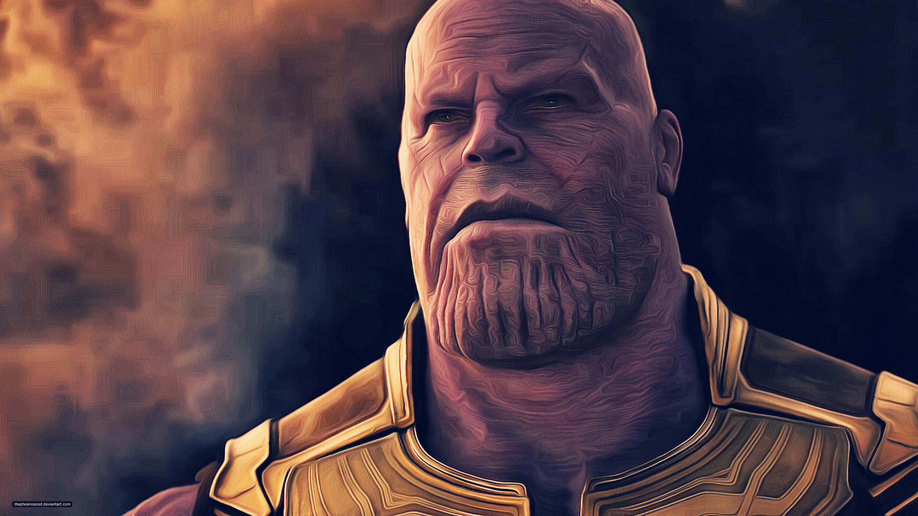 Thanos  In Avengers Infinity War 4k  Artwork HD  Movies 4k  