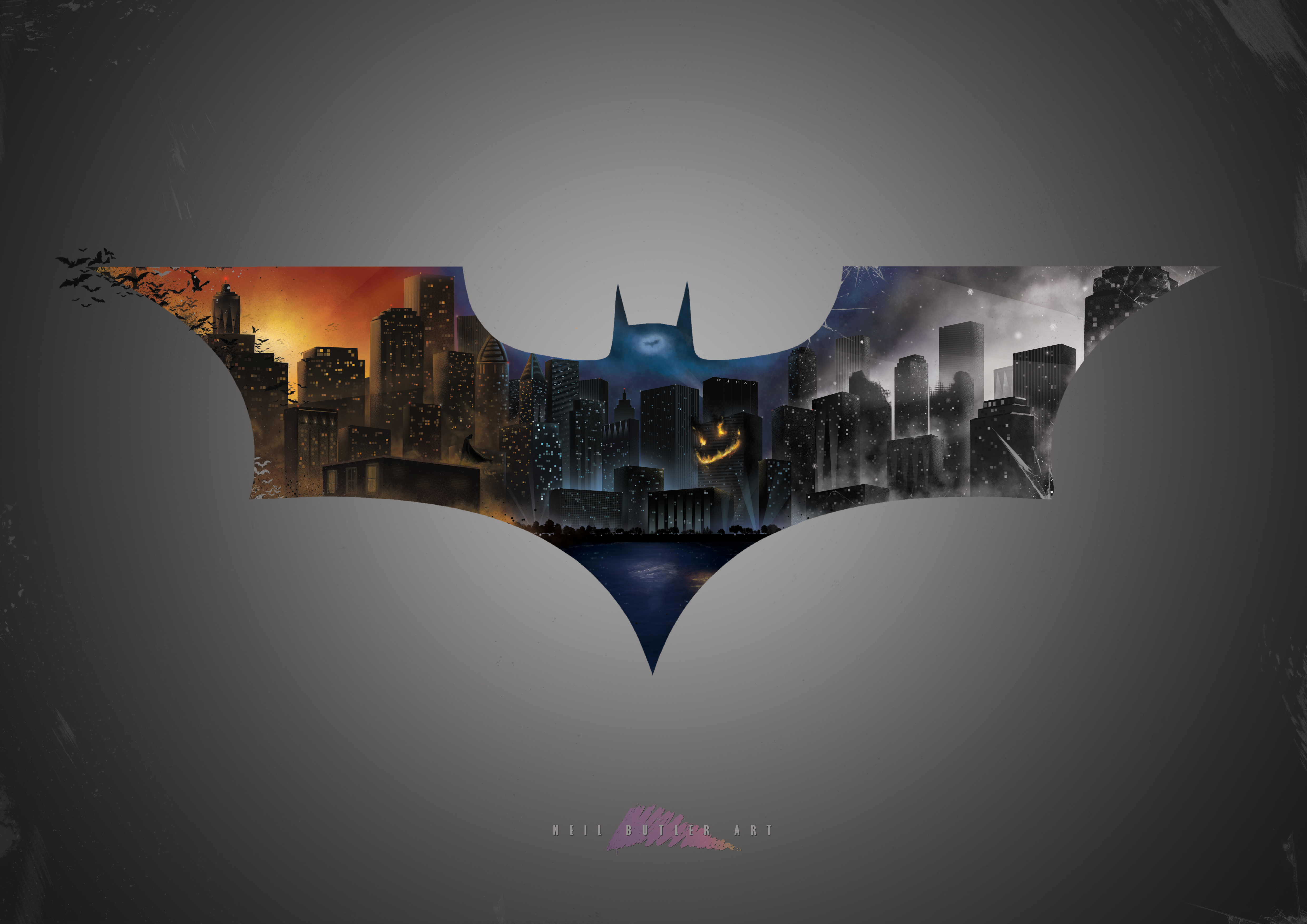 The Dark  Knight Bat Logo  5k HD  Superheroes 4k Wallpapers  