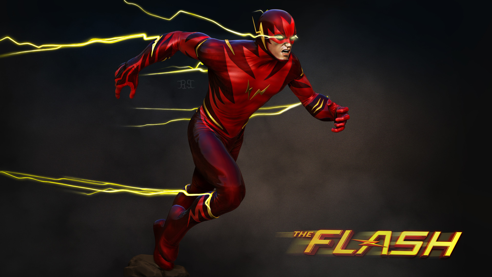 The Flash Barry Allen Art, HD Superheroes, 4k Wallpapers, Images