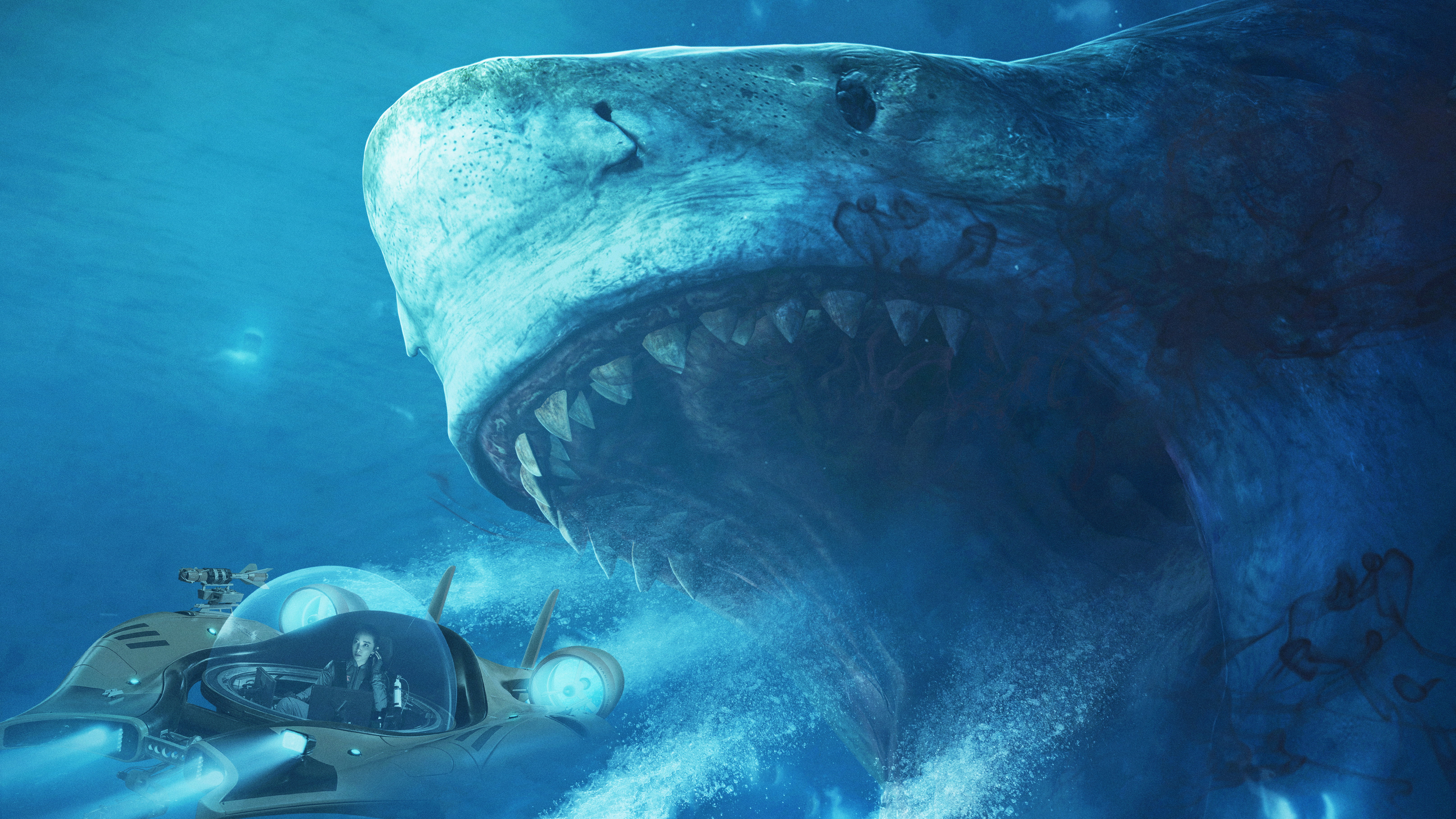 The Meg Movie 5k 2018, HD Movies, 4k Wallpapers, Images, Backgrounds