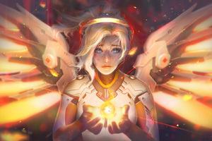 Mercy Overwatch Pink Mercy Skin 4k, HD Games, 4k Wallpapers, Images
