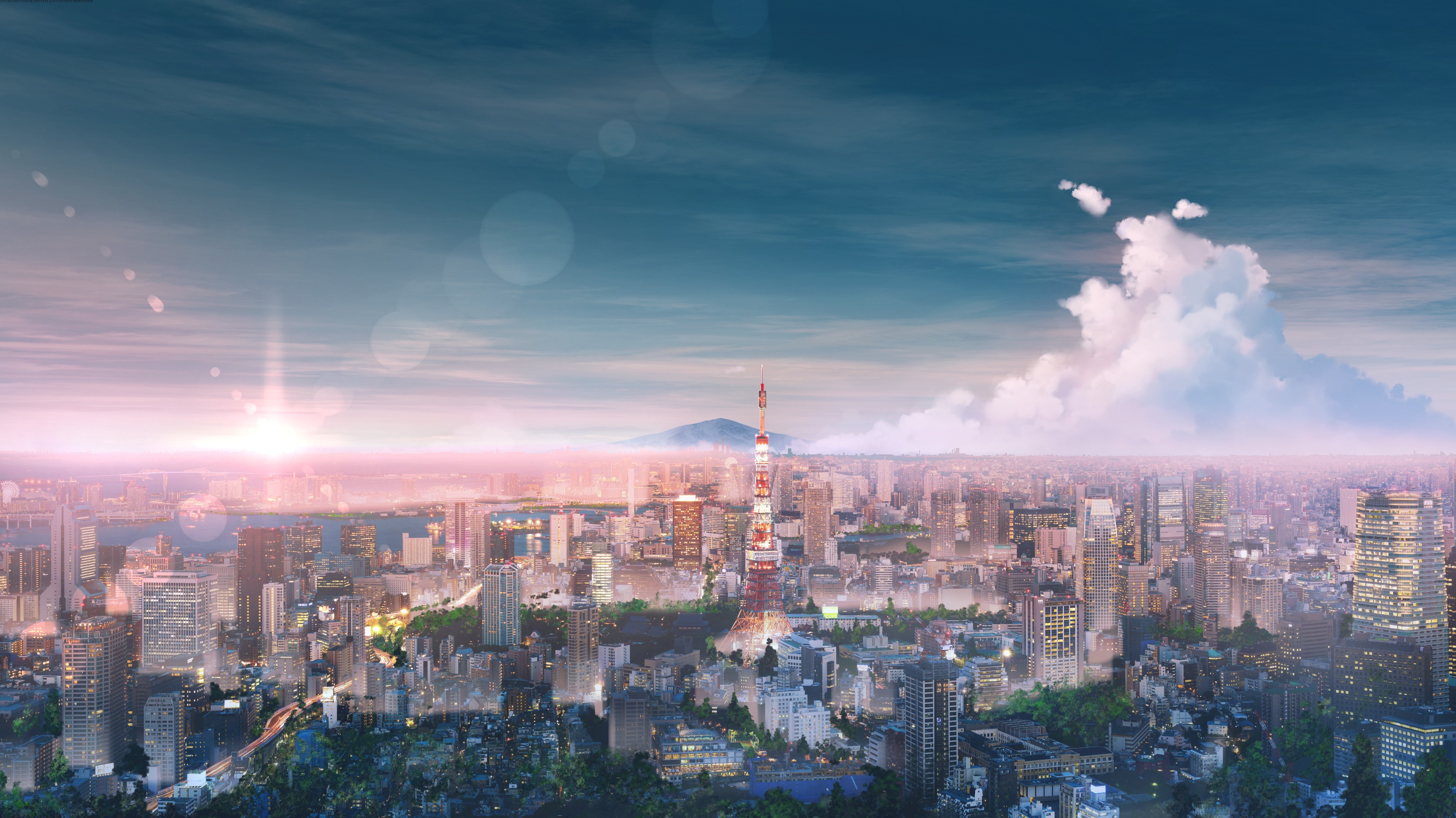Tokyo Cityscape Anime 4k, HD Anime, 4k Wallpapers, Images ...