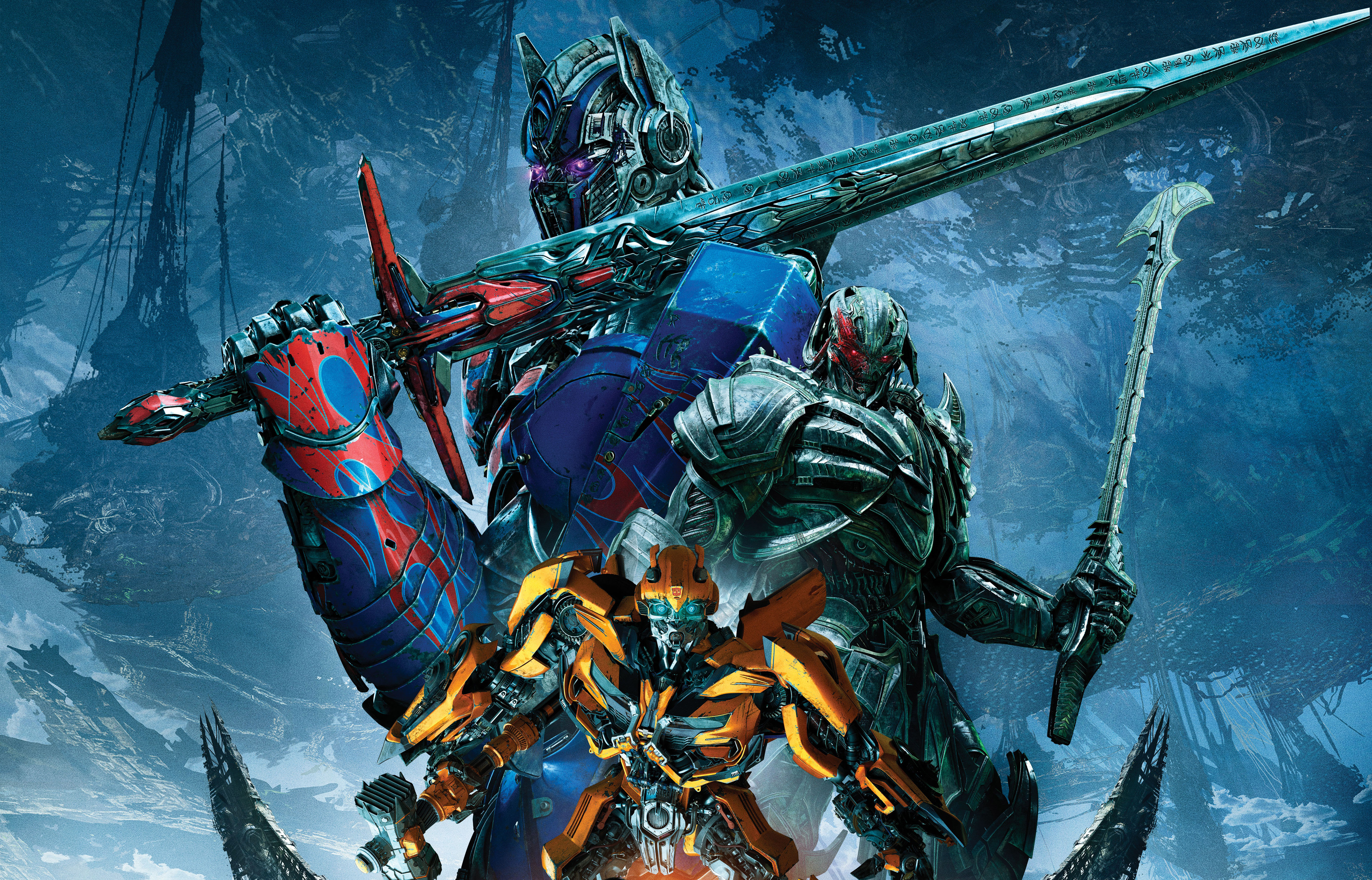  Transformers  The Last Knight Bumblebee Megatron Optimus 