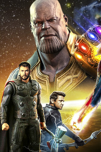 240x320 Avengers End Game Artworks Nokia 230, Nokia 215 