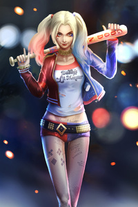 640x960 Suicide Squad Harley Quinn Art Iphone 4 Iphone 4s Hd 4k